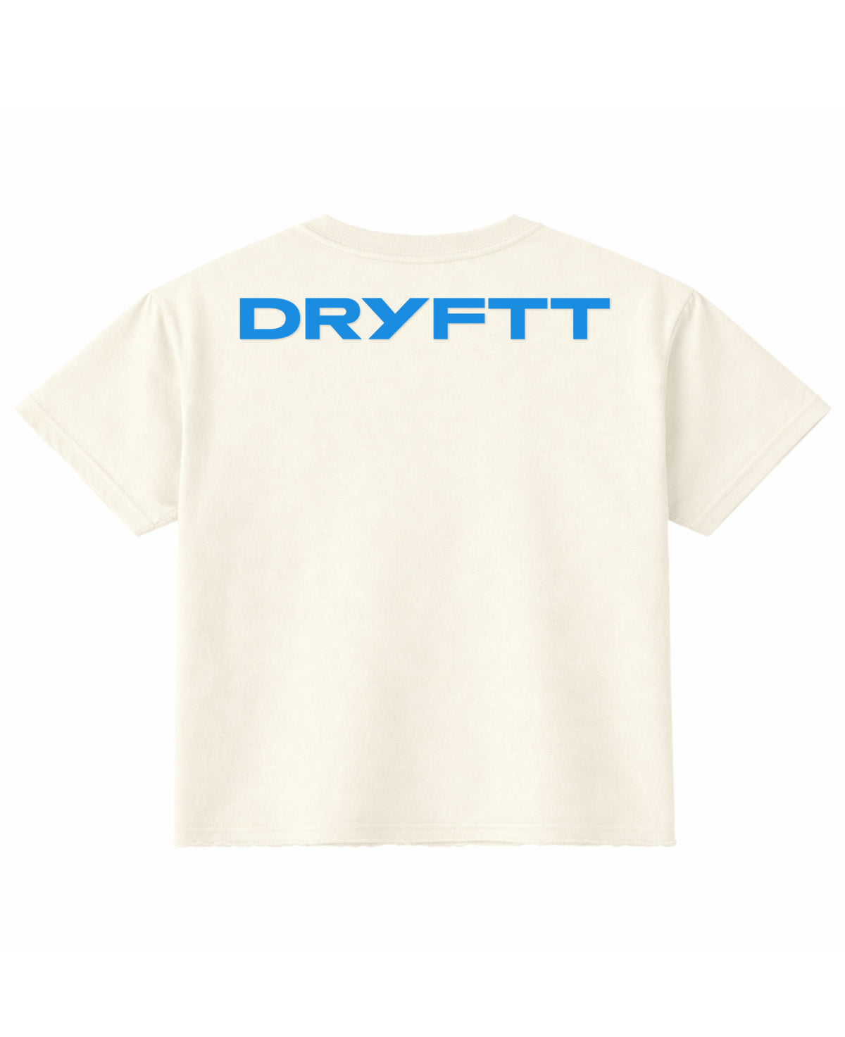 Off White Boxy Fit T-shirt Back Design