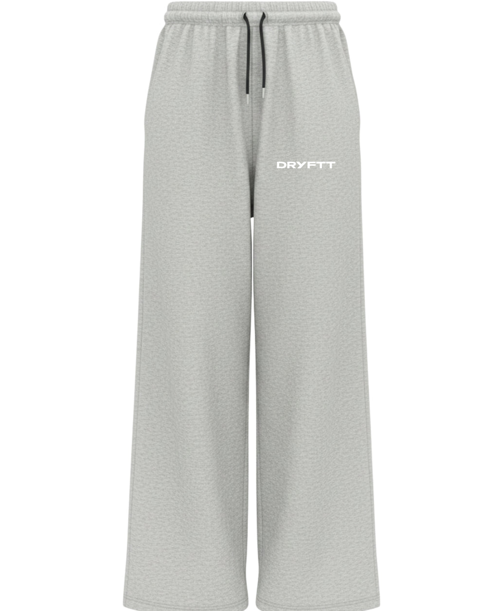 Grey Cotton Joggers Front Design